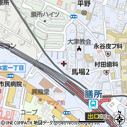 滋賀県大津市馬場2丁目1-15周辺の地図