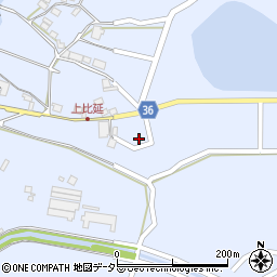 兵庫県西脇市上比延町969周辺の地図