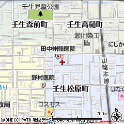 京都府京都市中京区壬生松原町54-108周辺の地図