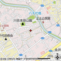 川合本田公民館周辺の地図