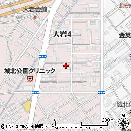 井田ハイツ大岩周辺の地図