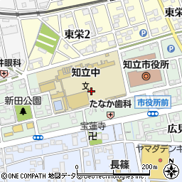 愛知県知立市広見周辺の地図