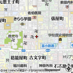 京都府京都市下京区万里小路町165周辺の地図