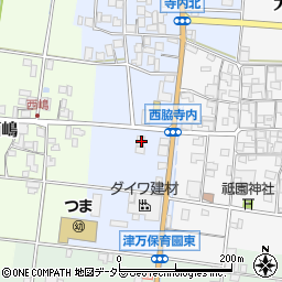 兵庫県西脇市寺内27-4周辺の地図