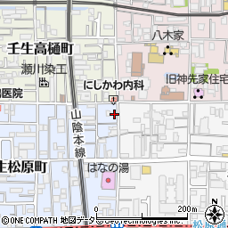 京都府京都市中京区壬生松原町10周辺の地図
