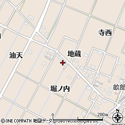 愛知県豊田市畝部東町堀ノ内周辺の地図