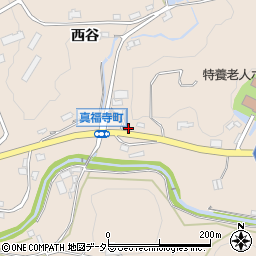 愛知県岡崎市真福寺町神田周辺の地図