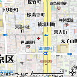 京都府京都市下京区晒屋町647周辺の地図