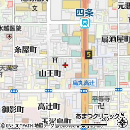 京都府京都市下京区釘隠町247周辺の地図