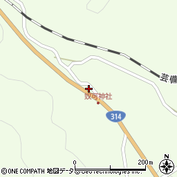 広島県庄原市東城町小奴可1365周辺の地図