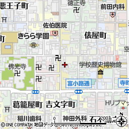 京都府京都市下京区万里小路町163周辺の地図