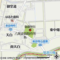愛知県知立市来迎寺町西中畑16周辺の地図