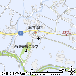 兵庫県西脇市上比延町1237周辺の地図