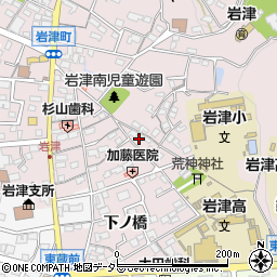愛知県岡崎市東蔵前町太首周辺の地図