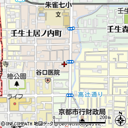 京都府京都市中京区壬生東土居ノ内町4周辺の地図