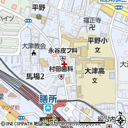滋賀県大津市馬場1丁目3-1周辺の地図
