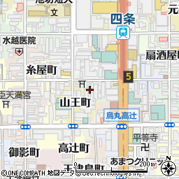 京都府京都市下京区釘隠町244-1周辺の地図