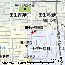 京都府京都市中京区壬生松原町54-75周辺の地図