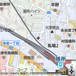 滋賀県大津市馬場2丁目1周辺の地図