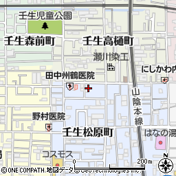 京都府京都市中京区壬生松原町54-26周辺の地図