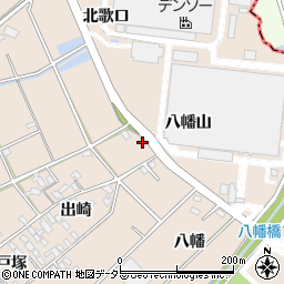 愛知県安城市里町出崎72周辺の地図