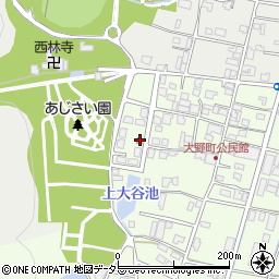 兵庫県西脇市大野521周辺の地図