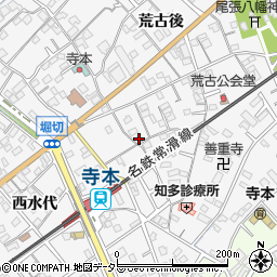 愛知県知多市八幡（蔵池）周辺の地図
