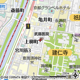 京都府京都市東山区博多町80周辺の地図