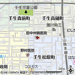 京都府京都市中京区壬生松原町54-39周辺の地図