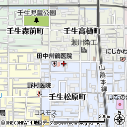 京都府京都市中京区壬生松原町54-29周辺の地図