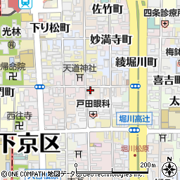 京都府京都市下京区晒屋町622周辺の地図