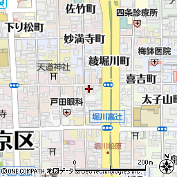 京都府京都市下京区晒屋町645周辺の地図