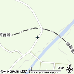 広島県庄原市東城町小奴可1155周辺の地図