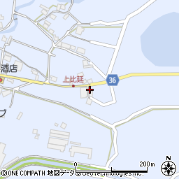 兵庫県西脇市上比延町964周辺の地図