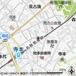 愛知県知多市八幡蔵池40周辺の地図