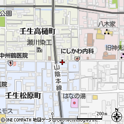 京都府京都市中京区壬生松原町3周辺の地図