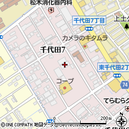 千代田倉庫周辺の地図