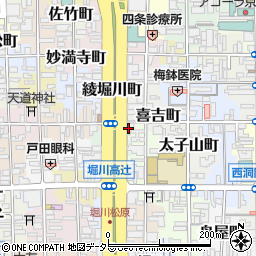 セブンイレブン京都堀川仏光寺店周辺の地図