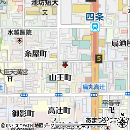 京都府京都市下京区釘隠町235周辺の地図