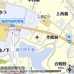 京都府亀岡市篠町篠杢殿林19周辺の地図