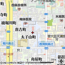 京都府京都市下京区木賊山町167周辺の地図