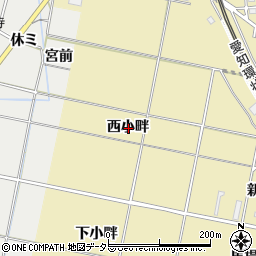 愛知県豊田市桝塚西町西小畔周辺の地図