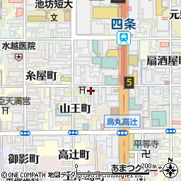 京都府京都市下京区釘隠町244周辺の地図