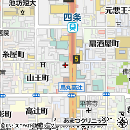 京都府京都市下京区大政所町675周辺の地図