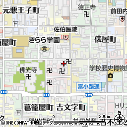 京都府京都市下京区東前町408周辺の地図