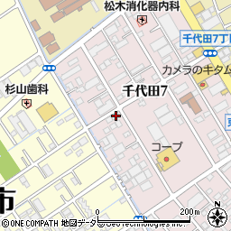 ユアーズ静岡周辺の地図
