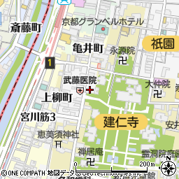 京都府京都市東山区博多町69-1周辺の地図