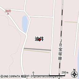 兵庫県丹波篠山市油井周辺の地図
