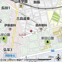 愛知県知立市新地町西広見25周辺の地図