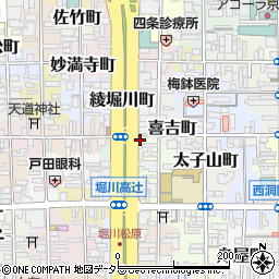 セブンイレブン京都堀川仏光寺店周辺の地図